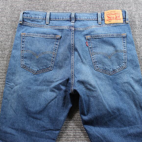 Levi's 511 Jeans Men's 40x30 Blue Slim Stretch - Picture 5 of 9